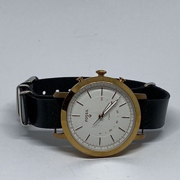 Fossil Q Neely FTW5007 Womens Black Leather Analog Dial Quartz Wrist Watch JK540 - Picture 7 of 12